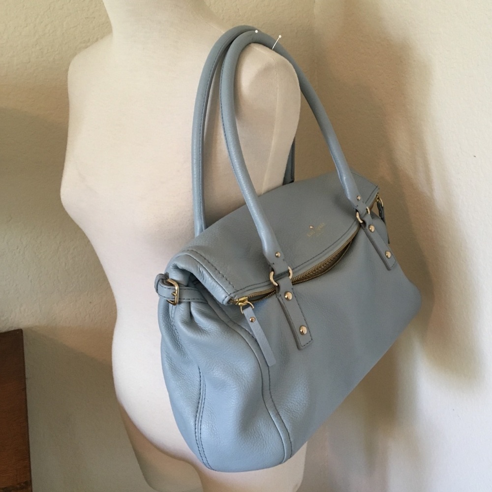 Kate Spade Light Blue Pebble Hill Shoulder Bag - Picture 5 of 13